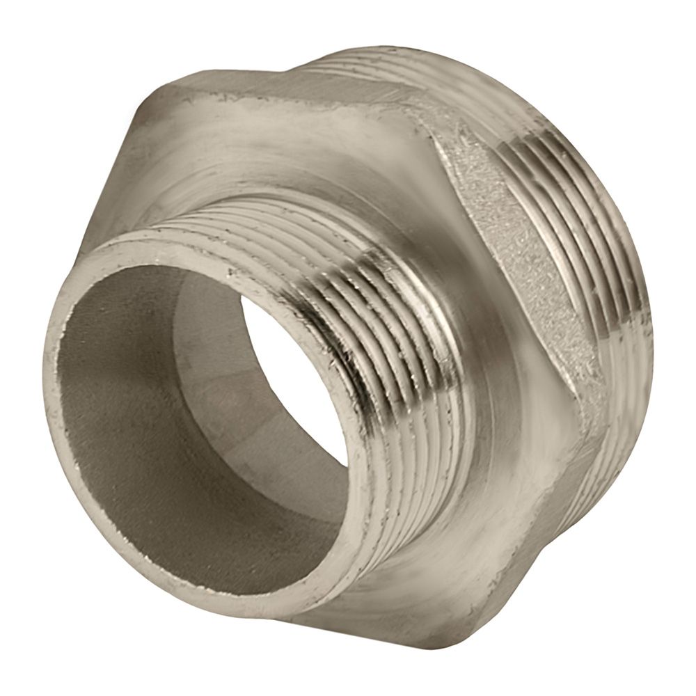 Ниппель переходной латунь 2"х1 1/4" НР/НР