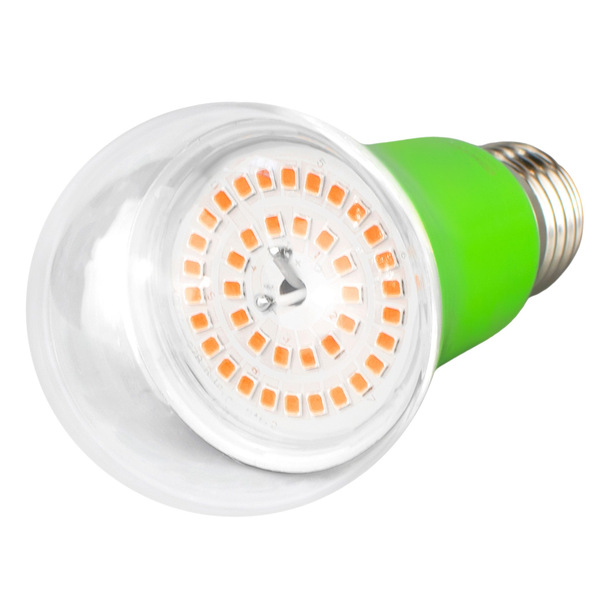 Лампа светодиодная для растений Форма A прозрачная Спектр для рассады и цветения Картон LED-A60-15W/SPSB/E27/CL PLP30GR