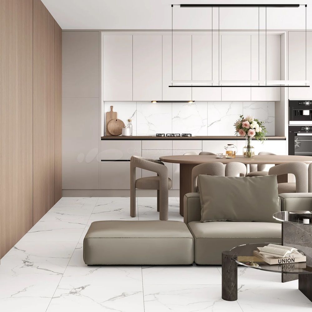 Керамогранит Laparet Pristine White 60x60 см белый полированный 1,44 м2