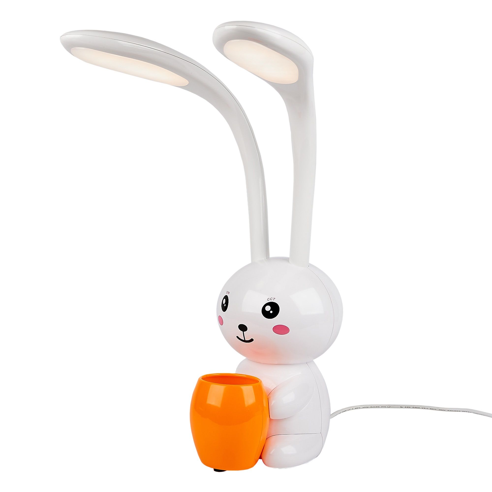 Лампа настольная LED Uniel Заяц ULM-D160 12Вт 3000-6000K белый