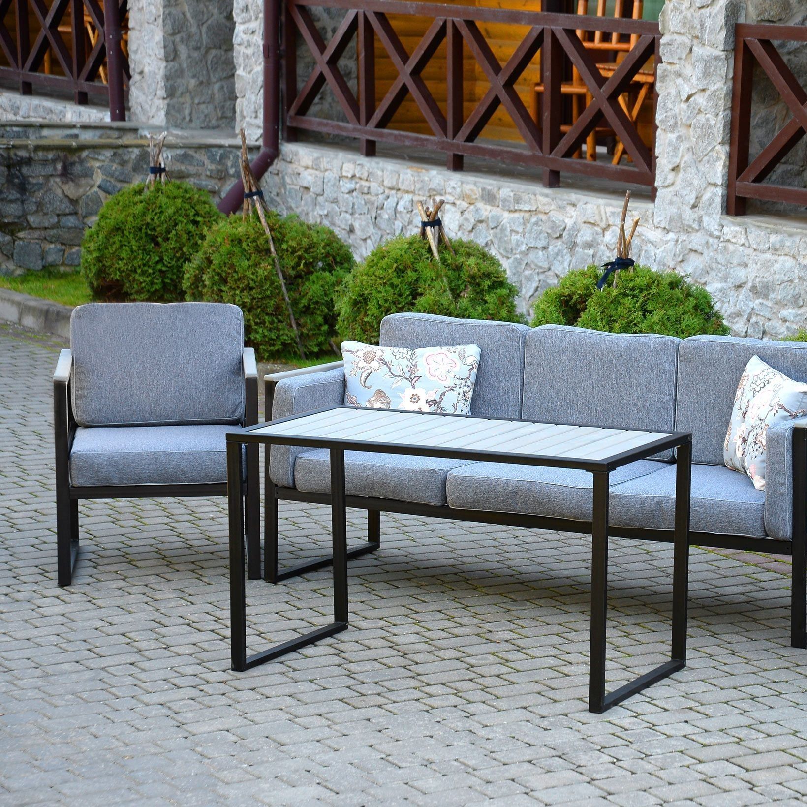 Комплект мебели террасной Мишель-2