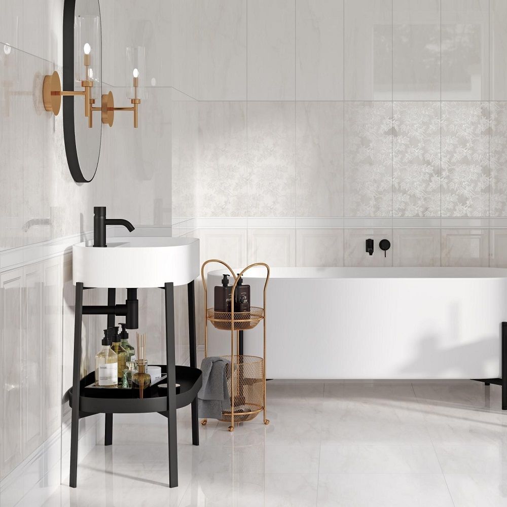 Декор Gracia Ceramica Lira beige decor 01 25х60 см бежевый