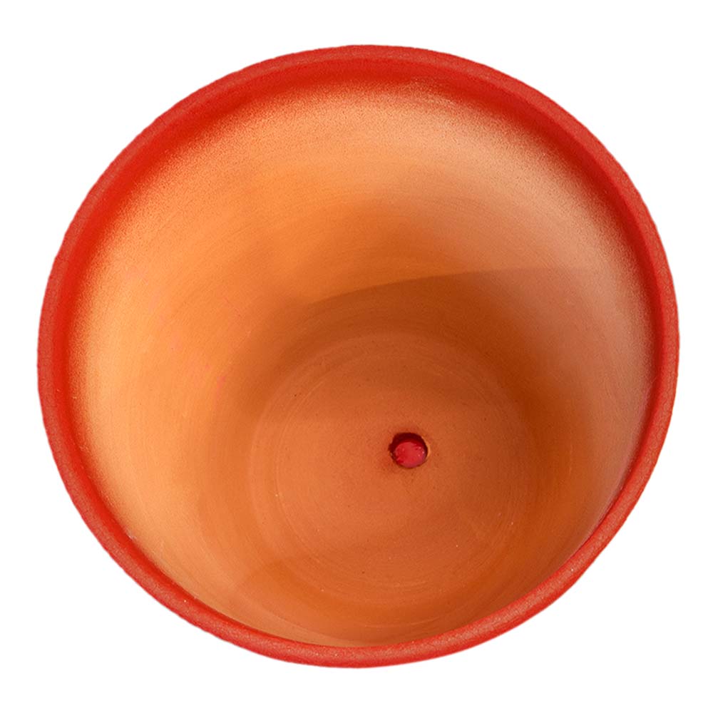 Горшок цветочный Бутон Винил красный 21 см 5,4 л