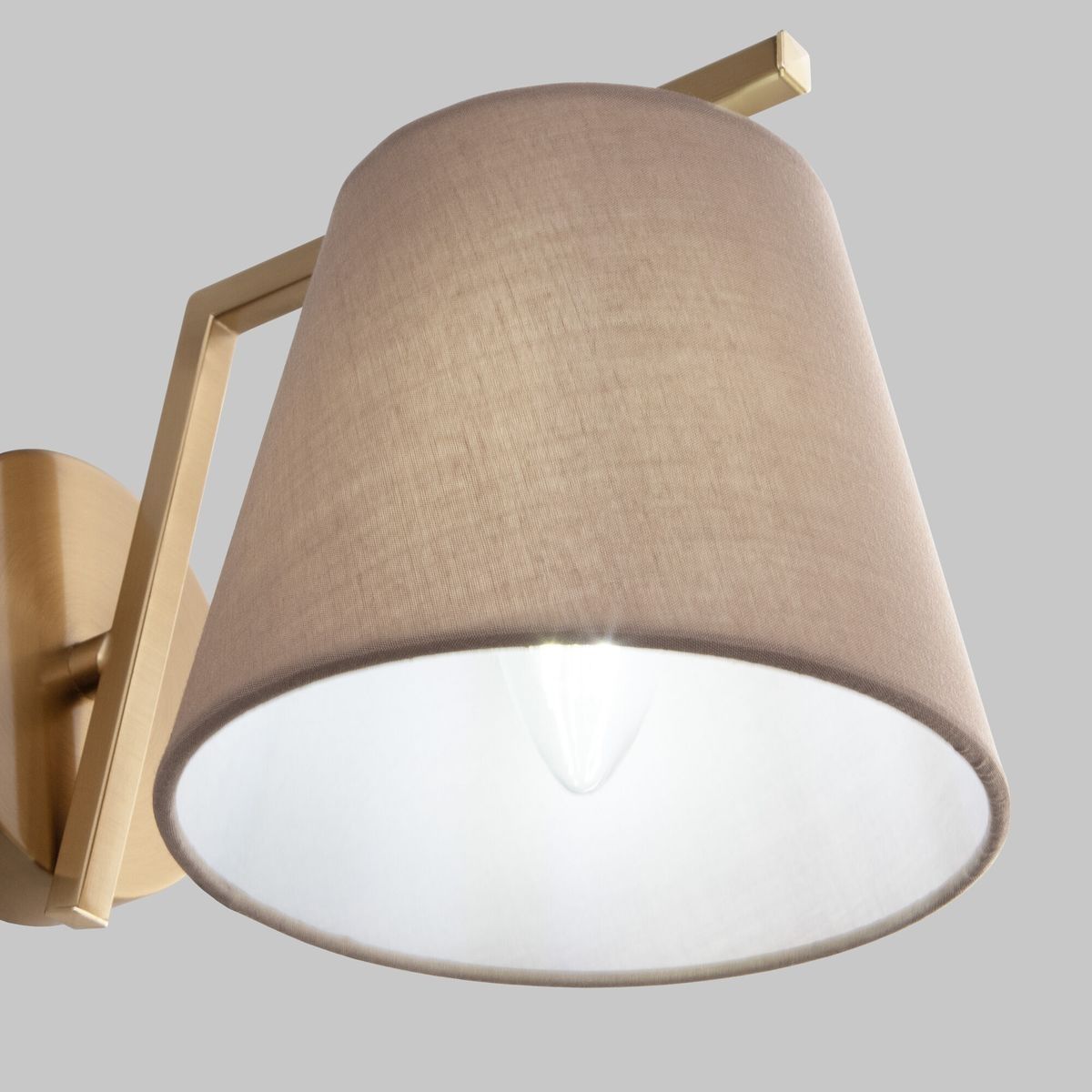 Светильник настенный Eurosvet 60149/1 1х40Вт Е14 h15,5 см латунь