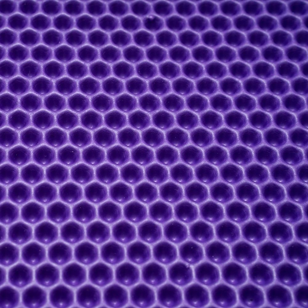 Коврик грязесборный Соты 2597 130х80 см фиолетовый