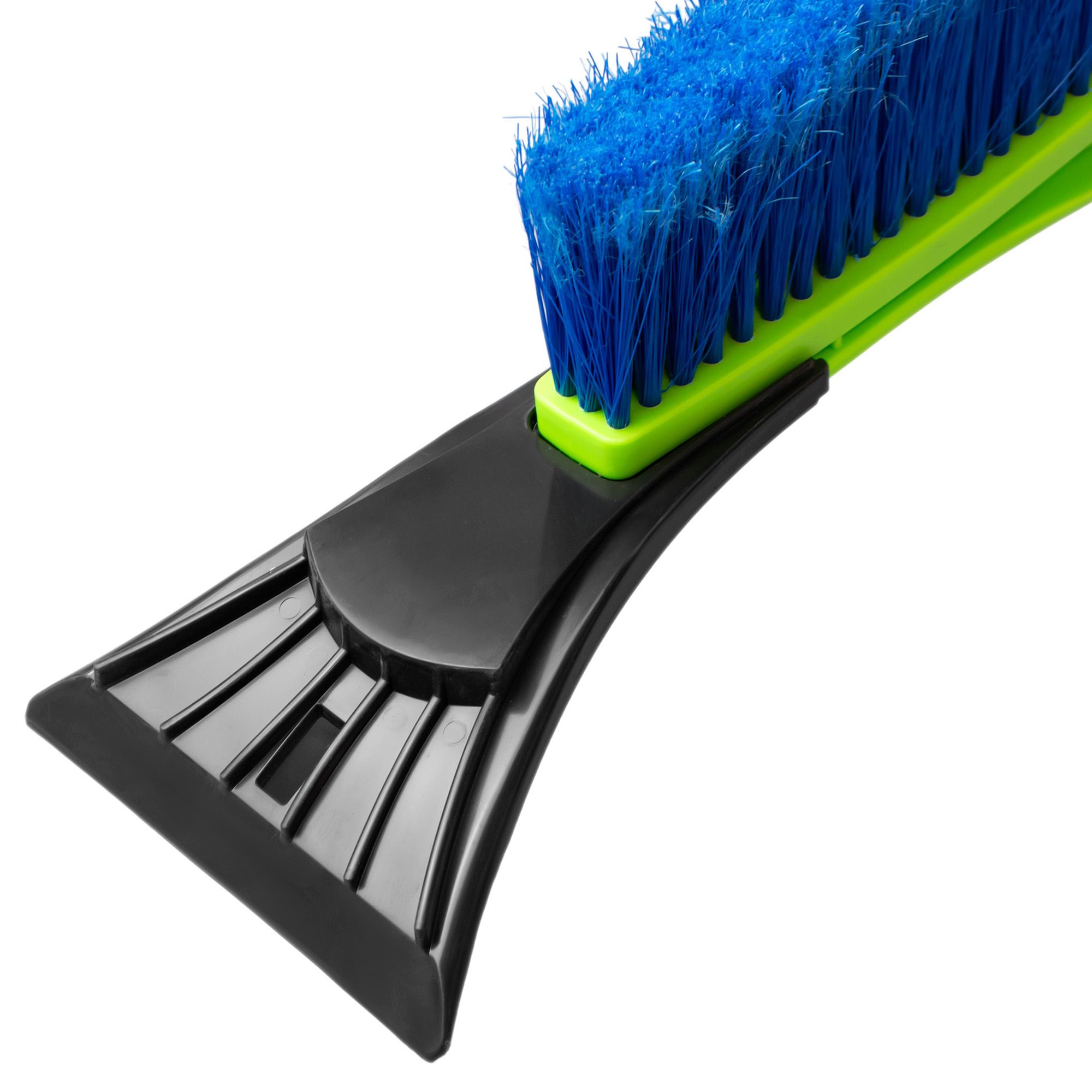 Щетка со скребком Oktan, зеленая, 540