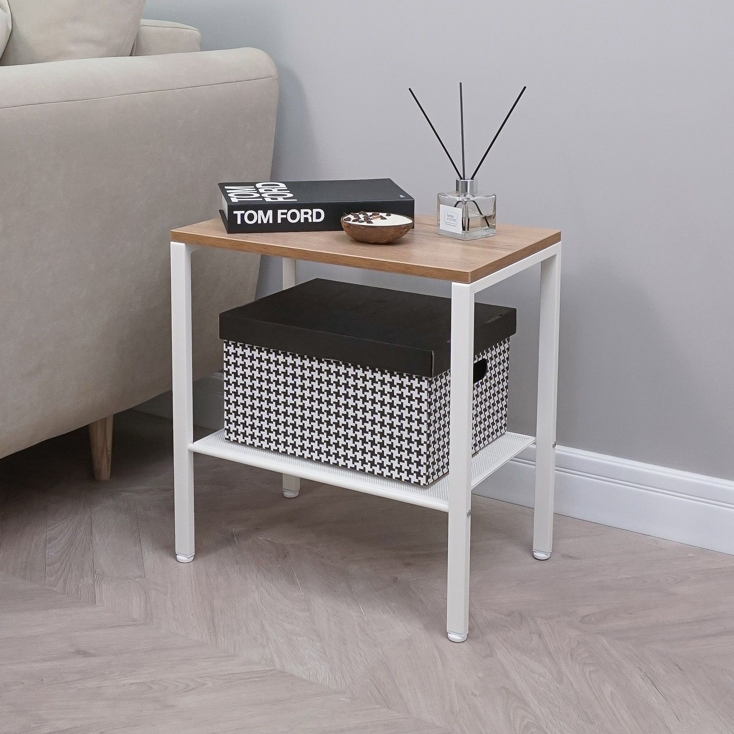 Тумба прикроватная Торонто 12Л 470х500х310 мм Белый