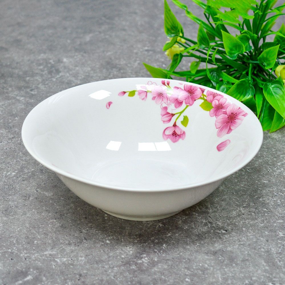 Тарелка суповая Клематис 18 см фарфор