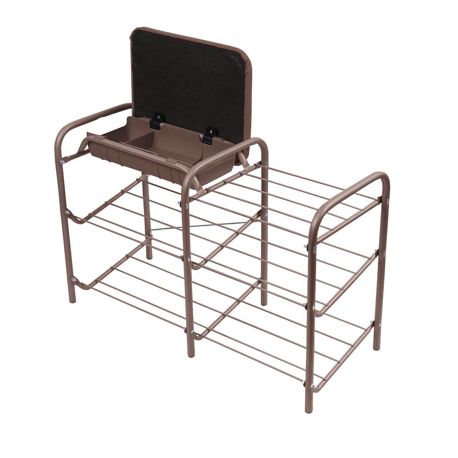 Этажерка для обуви Nika ЭТП1-1/К 790х330х510 мм 3 секции коричневая