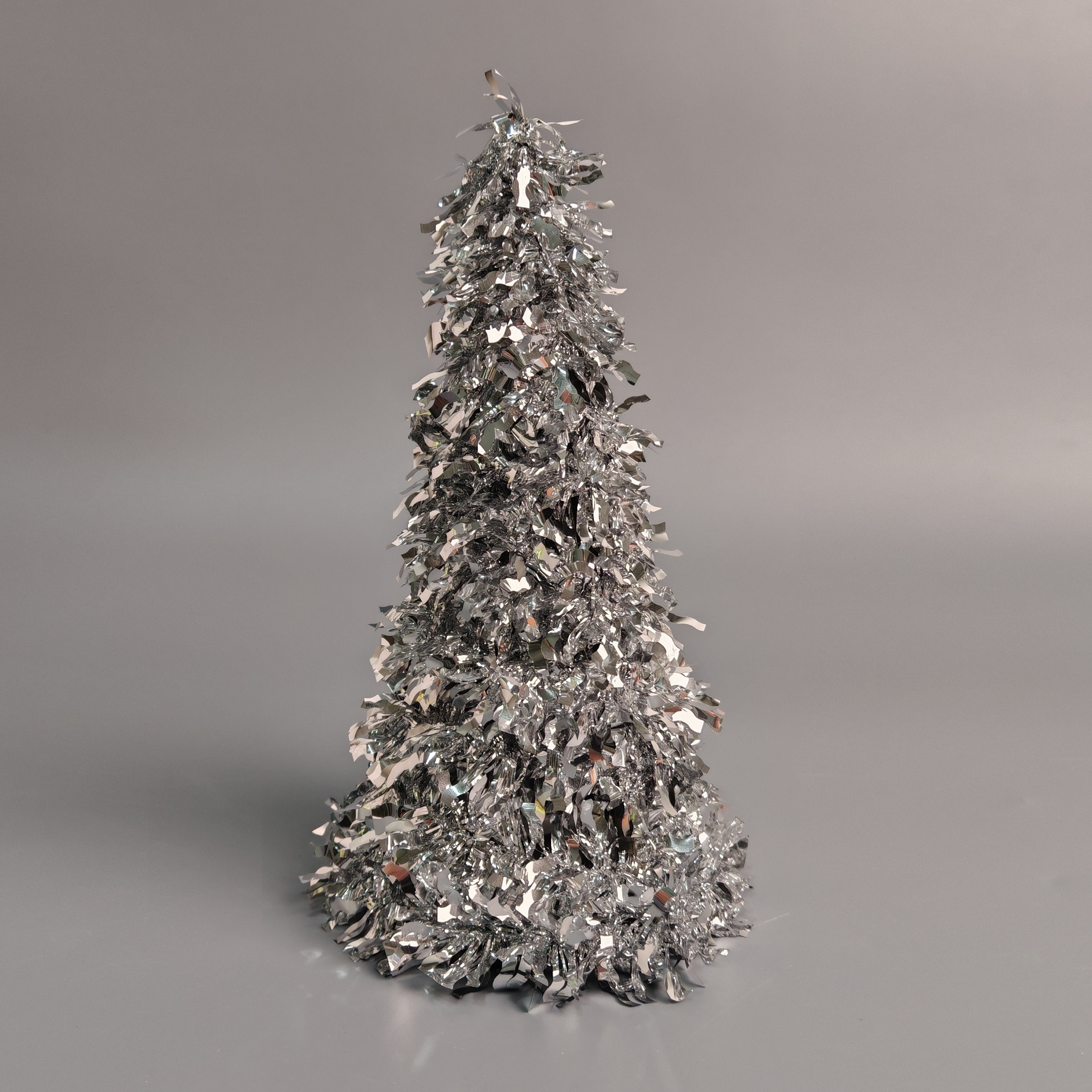 Елка искусственная Моя Елочка из мишуры 25 см серебро 2024-8376