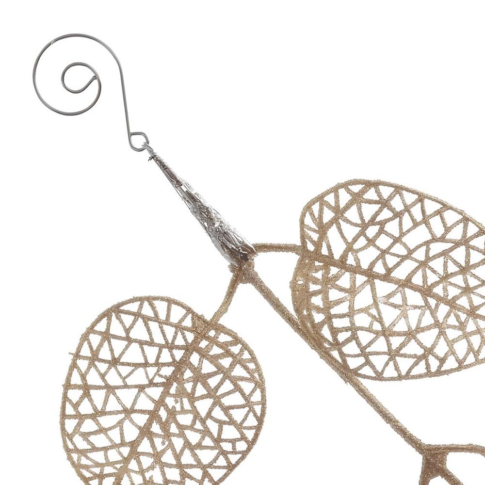 Украшение новогоднее Ветка 15х31х3 см золотой 808091