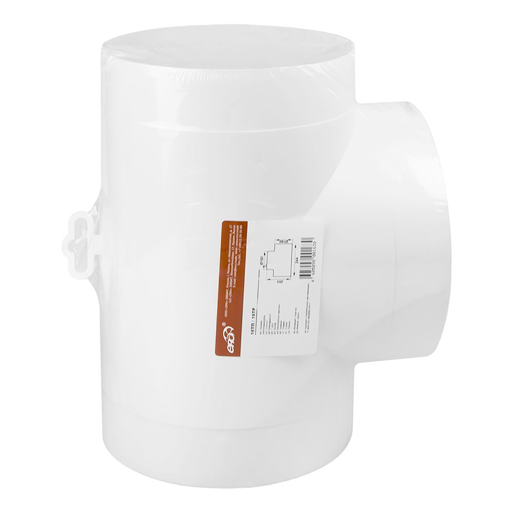 Тройник Т-образный пластик D160, 16ТП