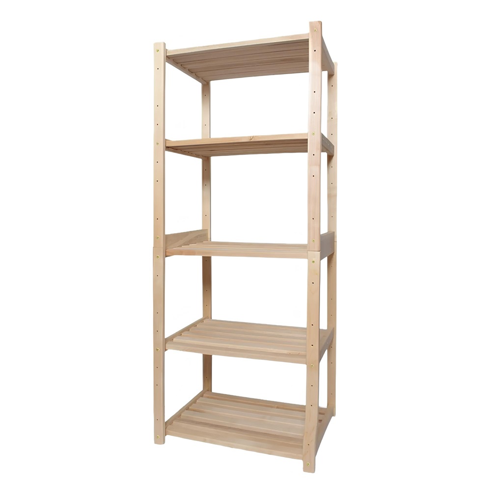 Стеллаж деревянный 5 полок 580х1410х420 мм std-53