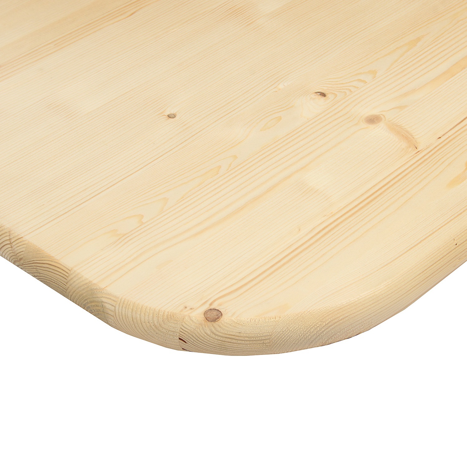 Столешница 28 х 700 х 1500 мм овальная деревянная