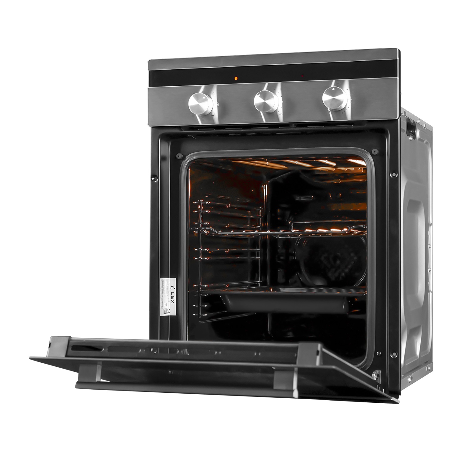 Духовой шкаф LEX EDM 4570 IX 7 функций 600х450х560мм