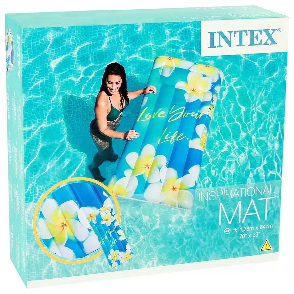Матрас для плавания 178х84 см до 90 кг Intex Inspirational 58772EU