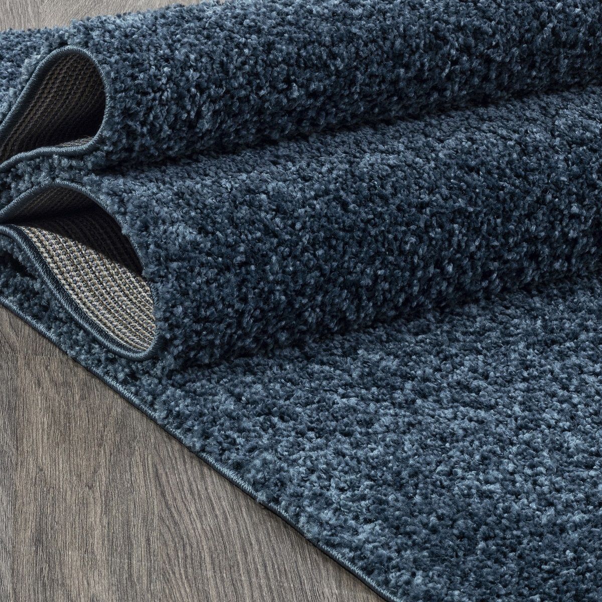 Ковер Шегги Makao Merinos S600 1х2 м голубой