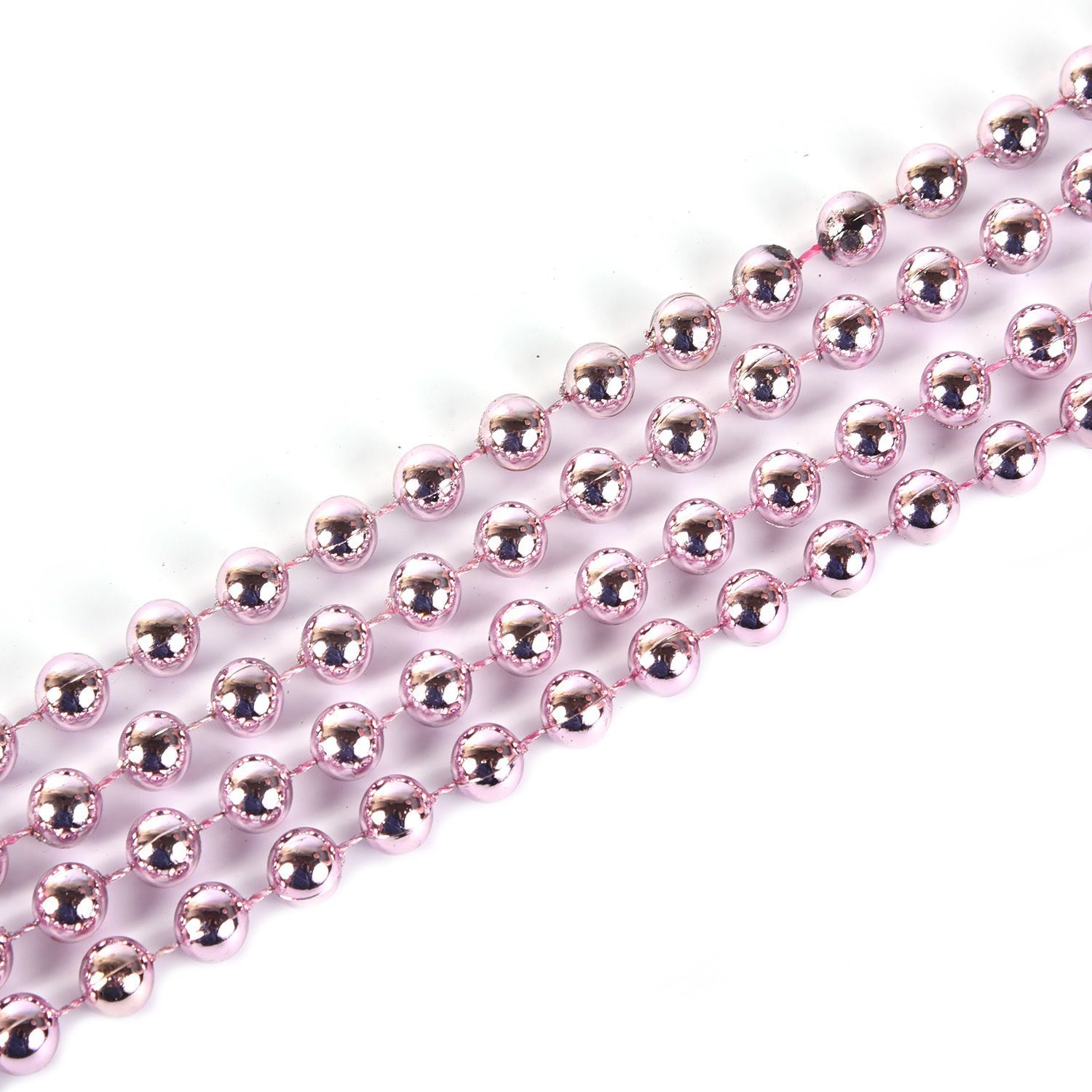 Бусы на елку 4 м Моя Елочка d8 мм лаванда KRMA8097-3