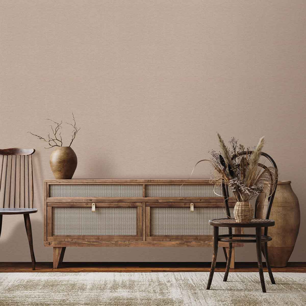 Обои 8053-12 Ornamy 1,06x10 м Bauhaus рогожка коричневый