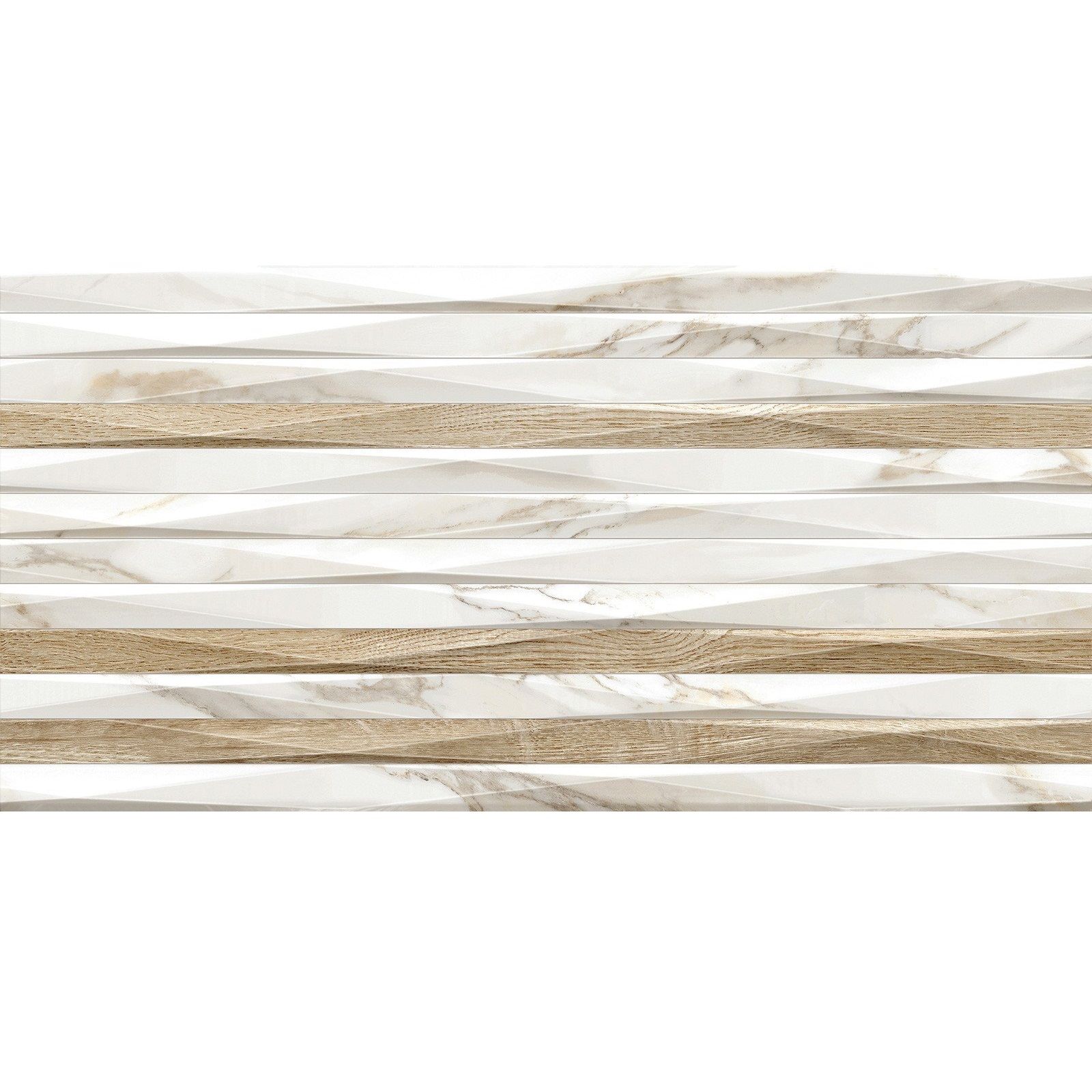 Плитка настенная Alma Ceramica Euphoria TWU2550EPH14 24,9x50 см бежевая 1,1205 м2