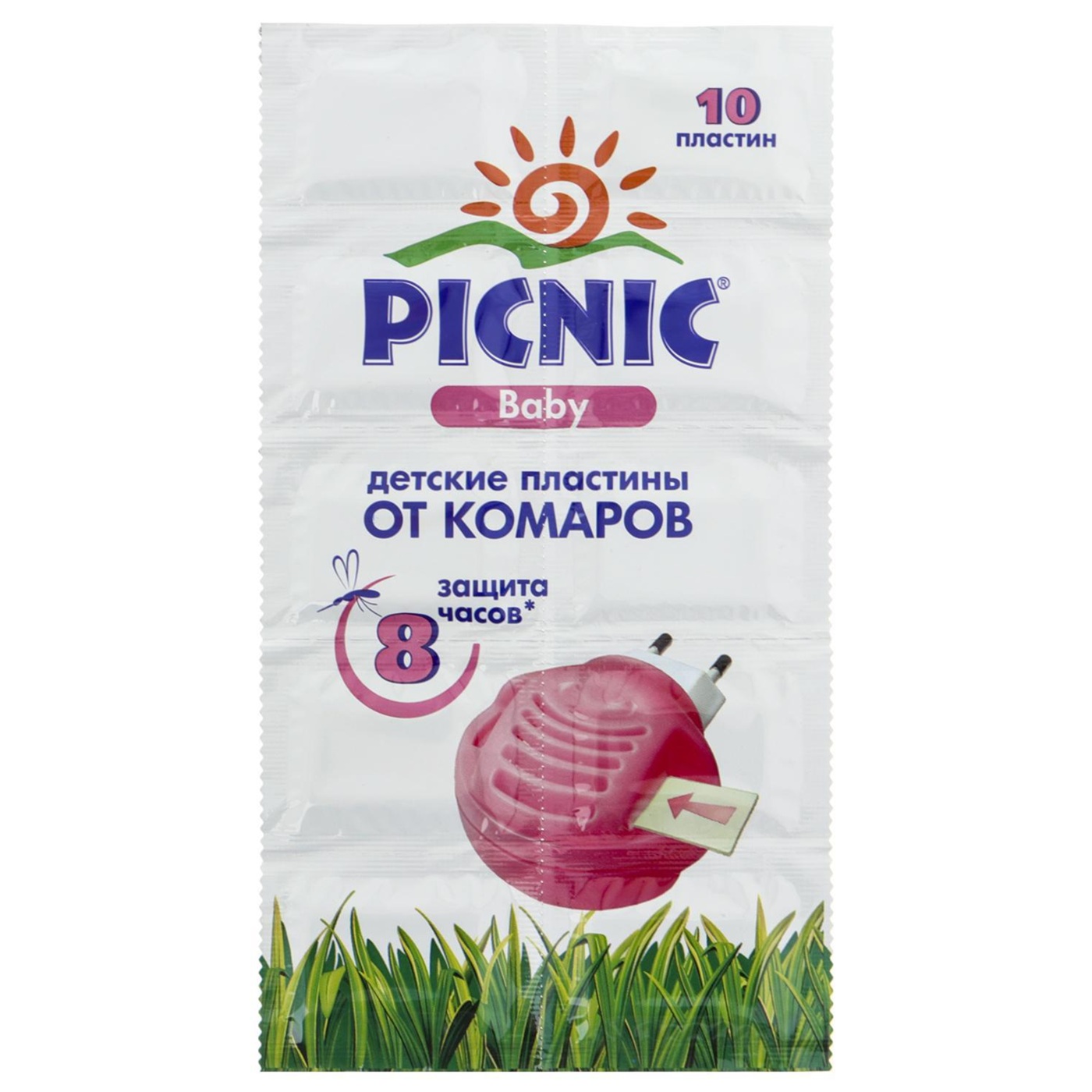 Пластины от комаров детские Picnic Baby 10 шт