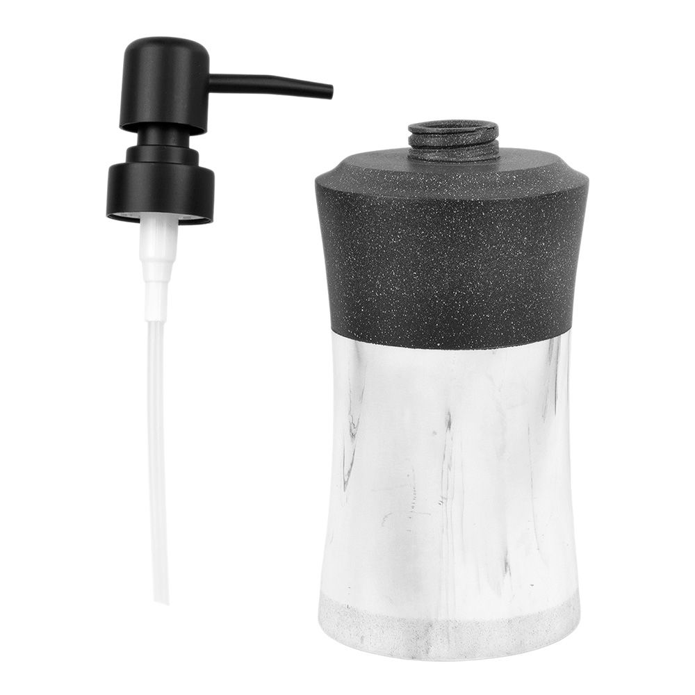 Дозатор настольный Ever белый с черным