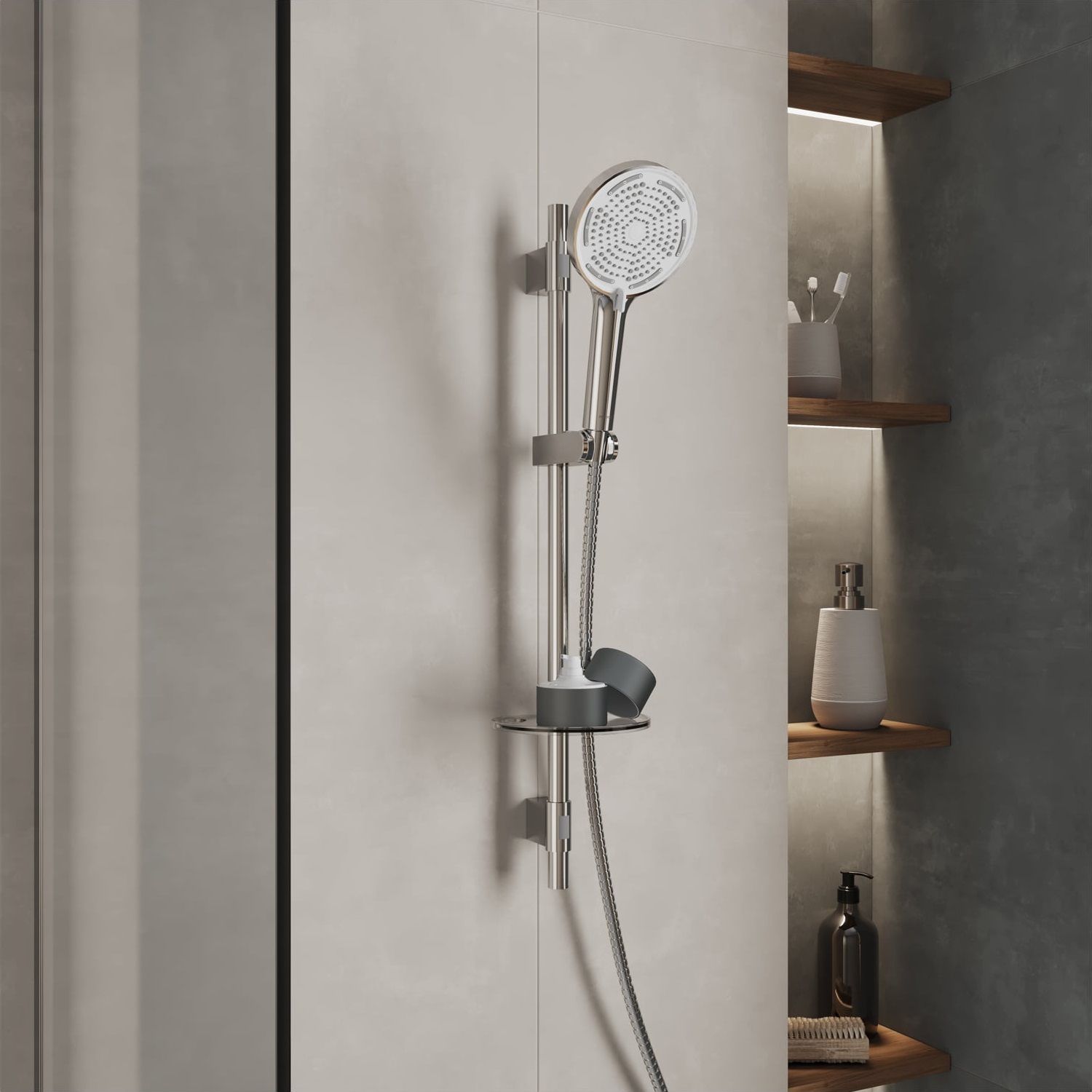 Душевой гарнитур Milardo Ideal Spa хром ILS3C70M16