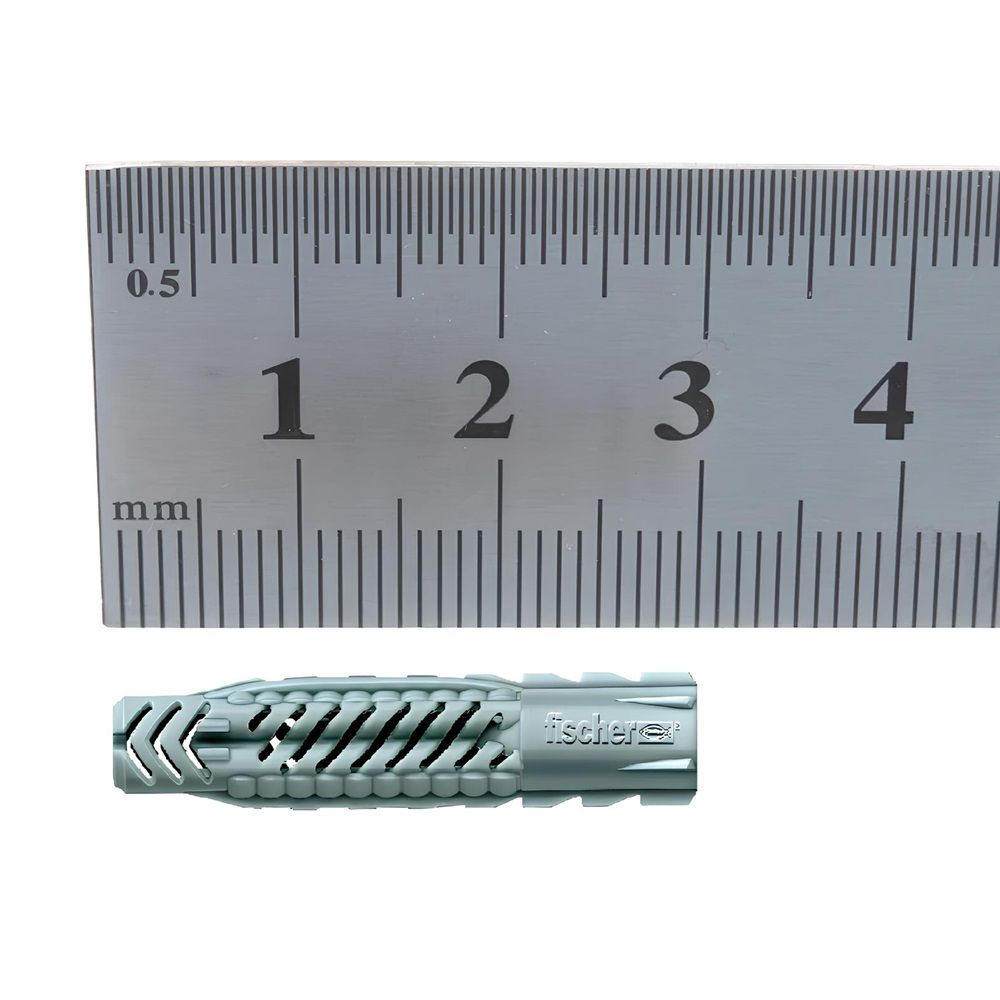 Дюбель универсальный нейлоновый 5х30 мм без кромки Fischer UX 10 шт