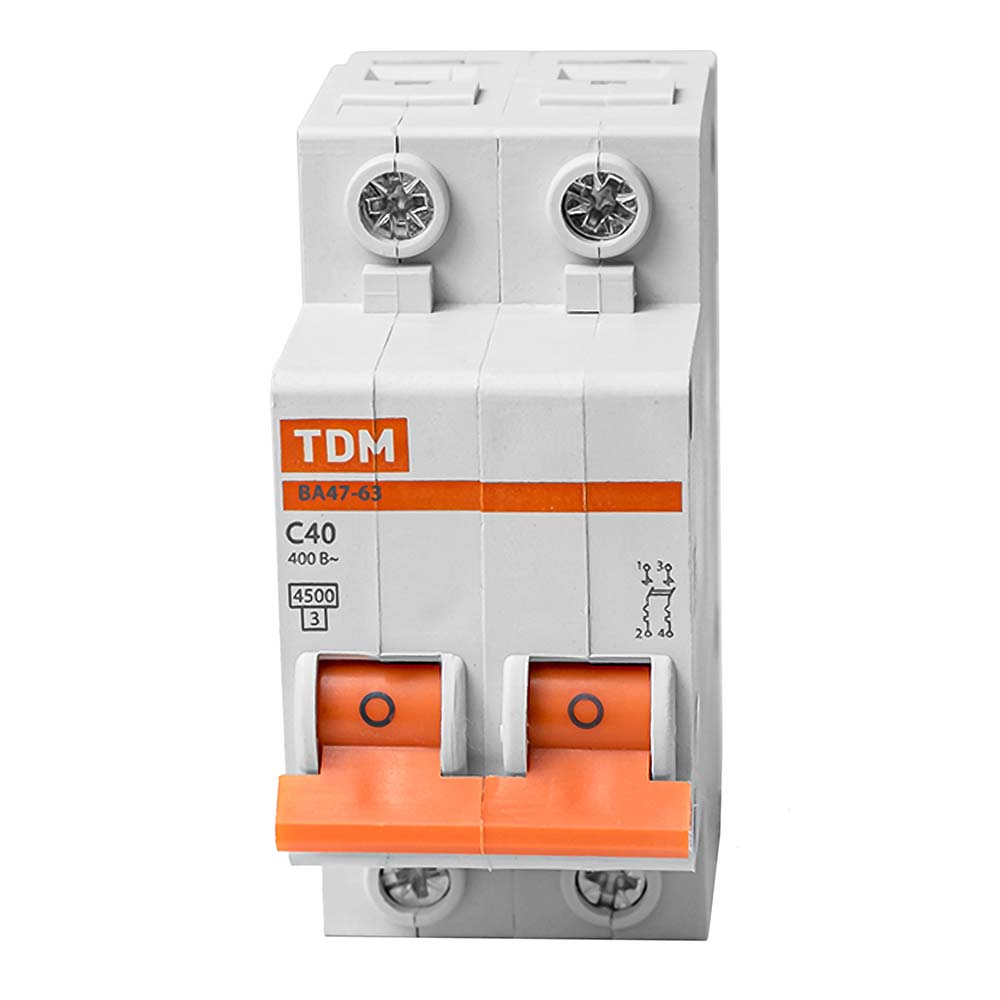 ВЫКЛЮЧАТЕЛЬ автомат.2Р 40А  TDM