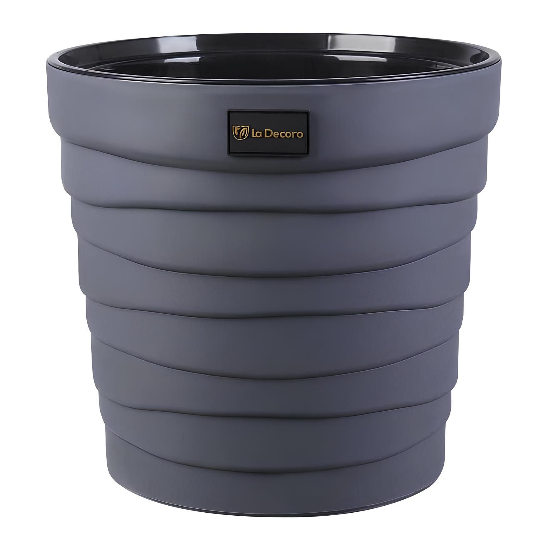 Кашпо Бархан антрацит 12 л