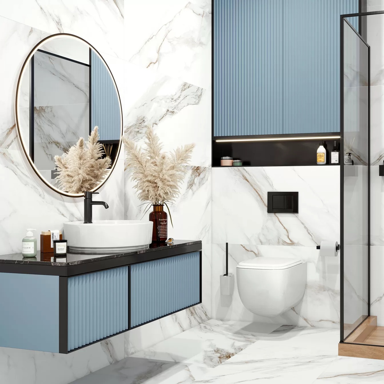 Керамогранит Delacora Calacatta Andrea D120210M 600x1200 мм 9,5 мм 2 сорт 1,44 м2