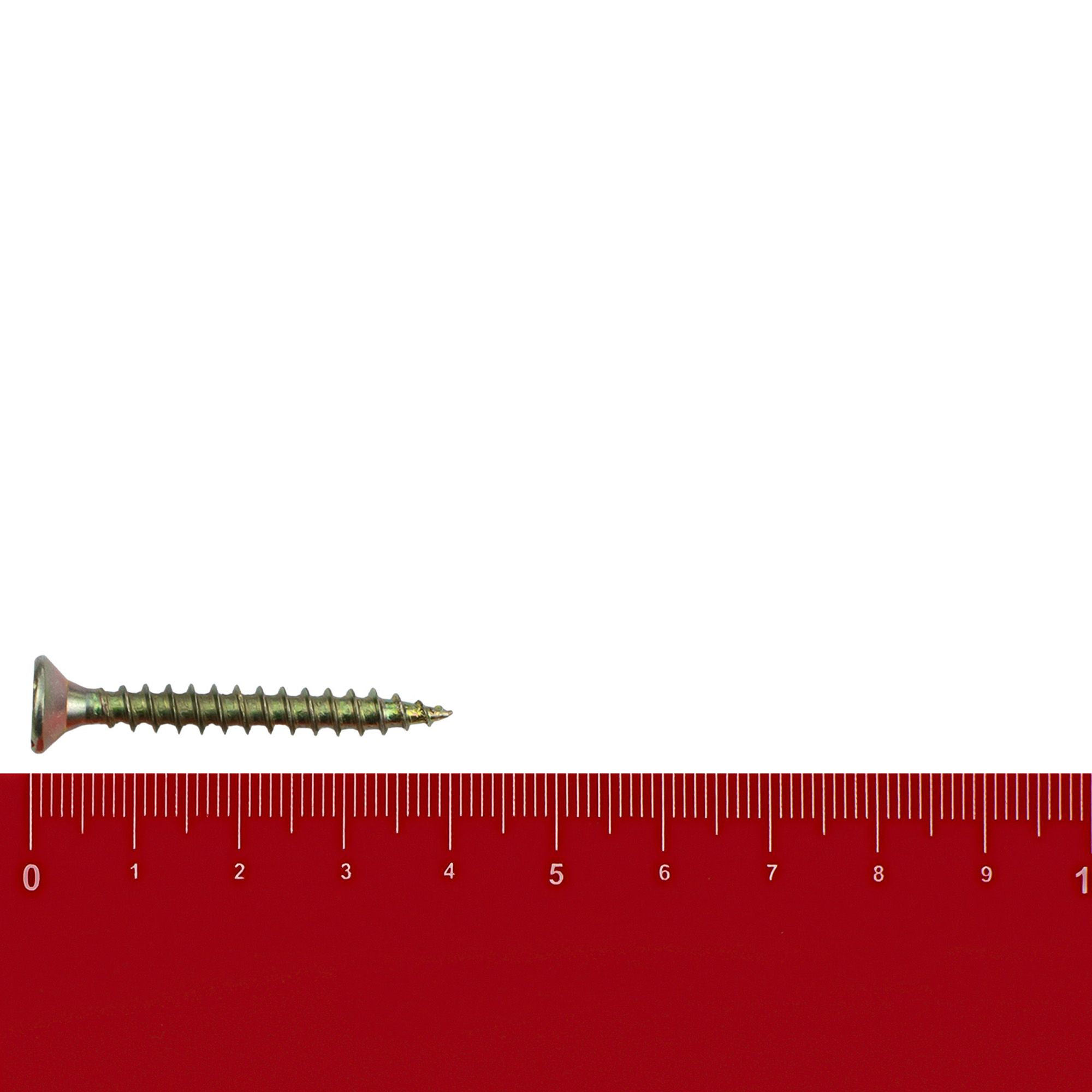 Шуруп 5х40 мм желтый цинк вес