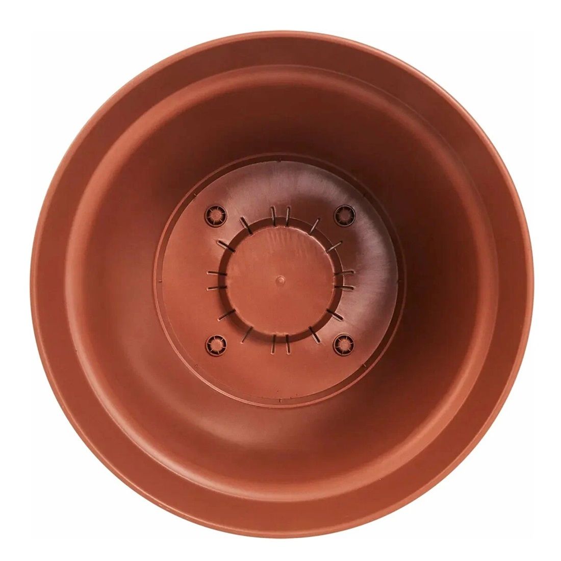 Горшок цветочный Mint терракотовый 38 см 20 л с поддоном