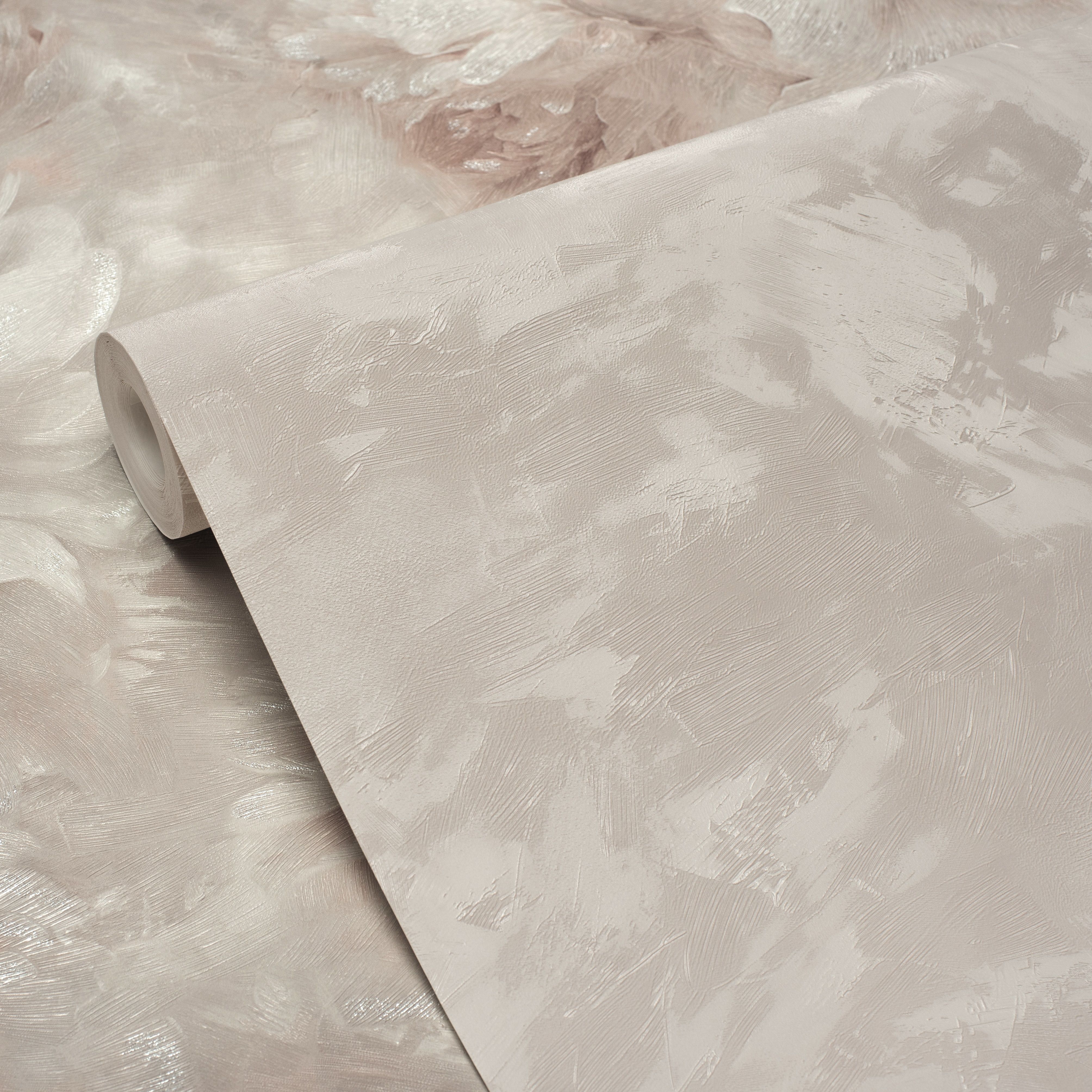 Обои Ateliero Bella 588706 пудровые штукатурка 1,06х10,05 м (6)