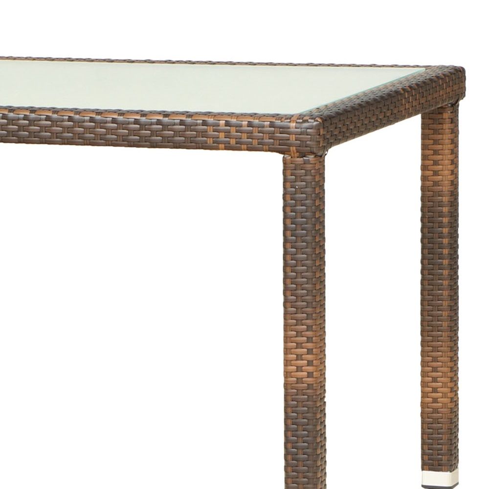 Стол Пальма 1400x800x750 мм коричневый