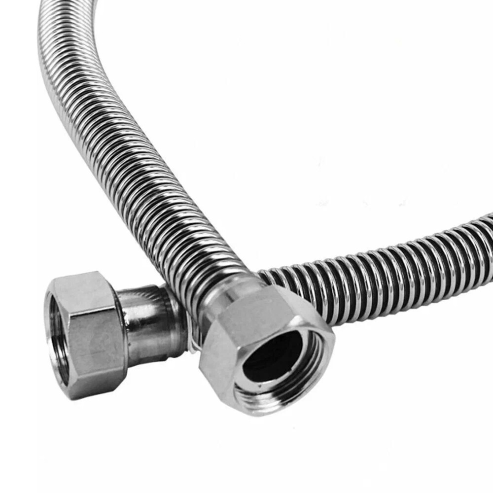 Подводка для газа сильфонная 1/2" 0,5 м ВР/ВР Elka
