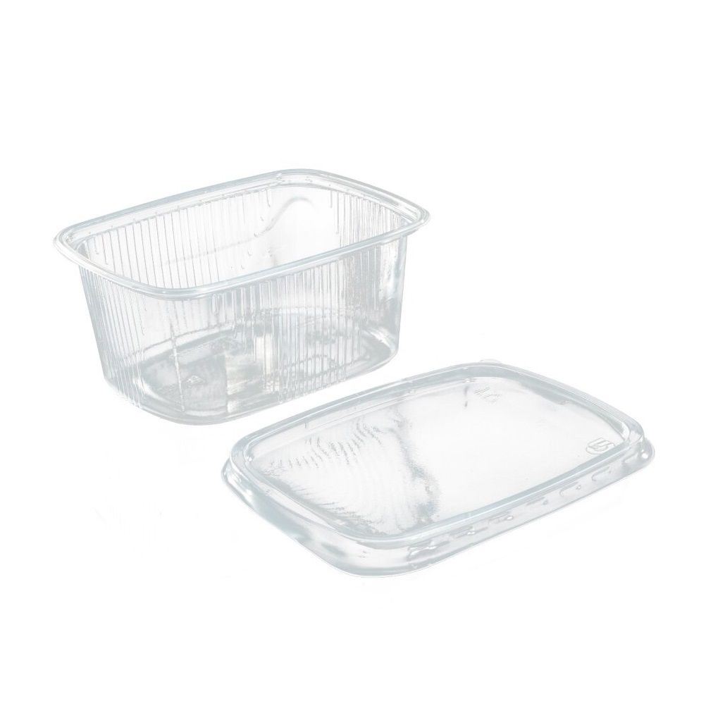 Набор контейнеров ПП 250 мл прямоугольные с крышкой 10,8х8,2х4,6 см 10 шт