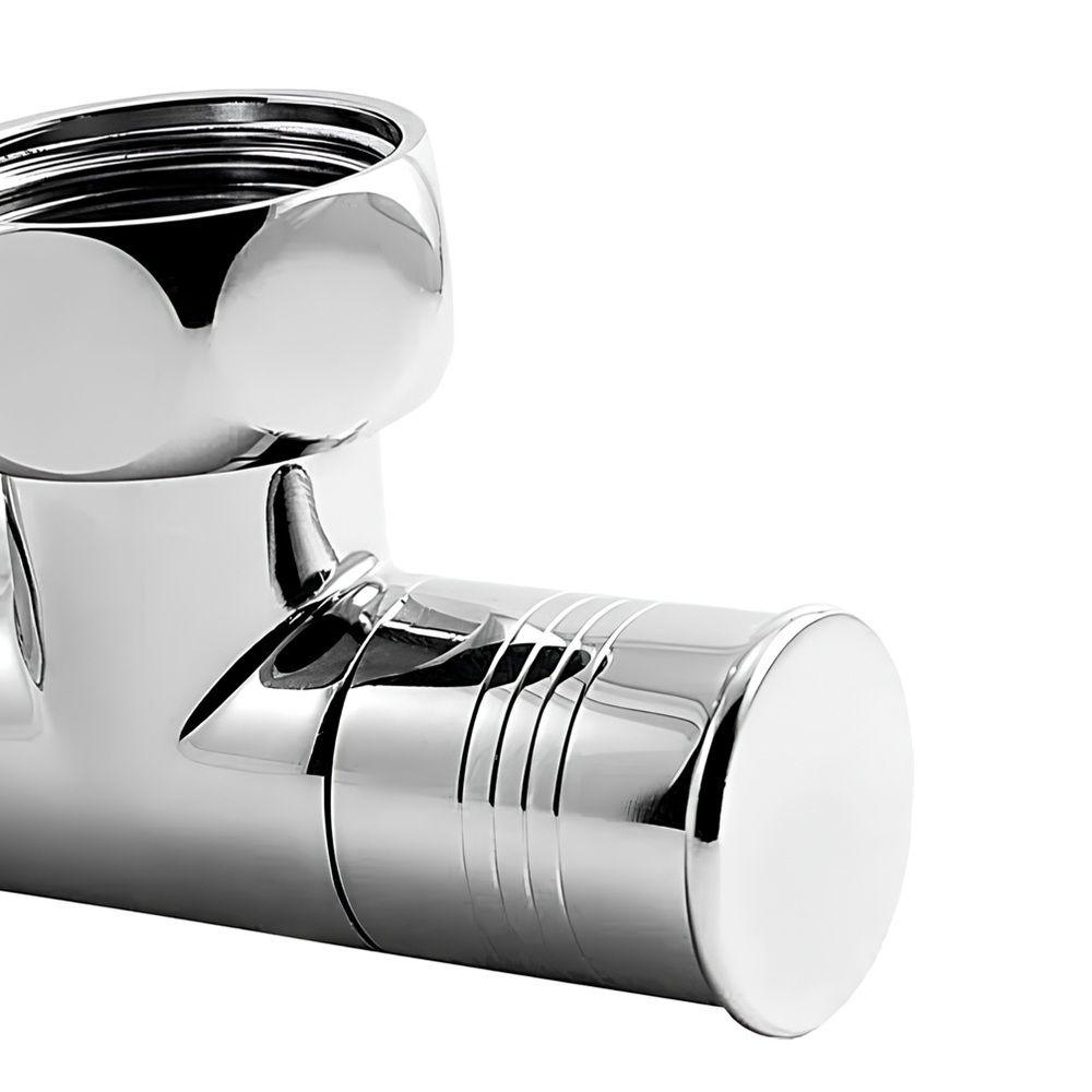 Вентиль запорный угловой 3/4''х1'' Г/Г круглый