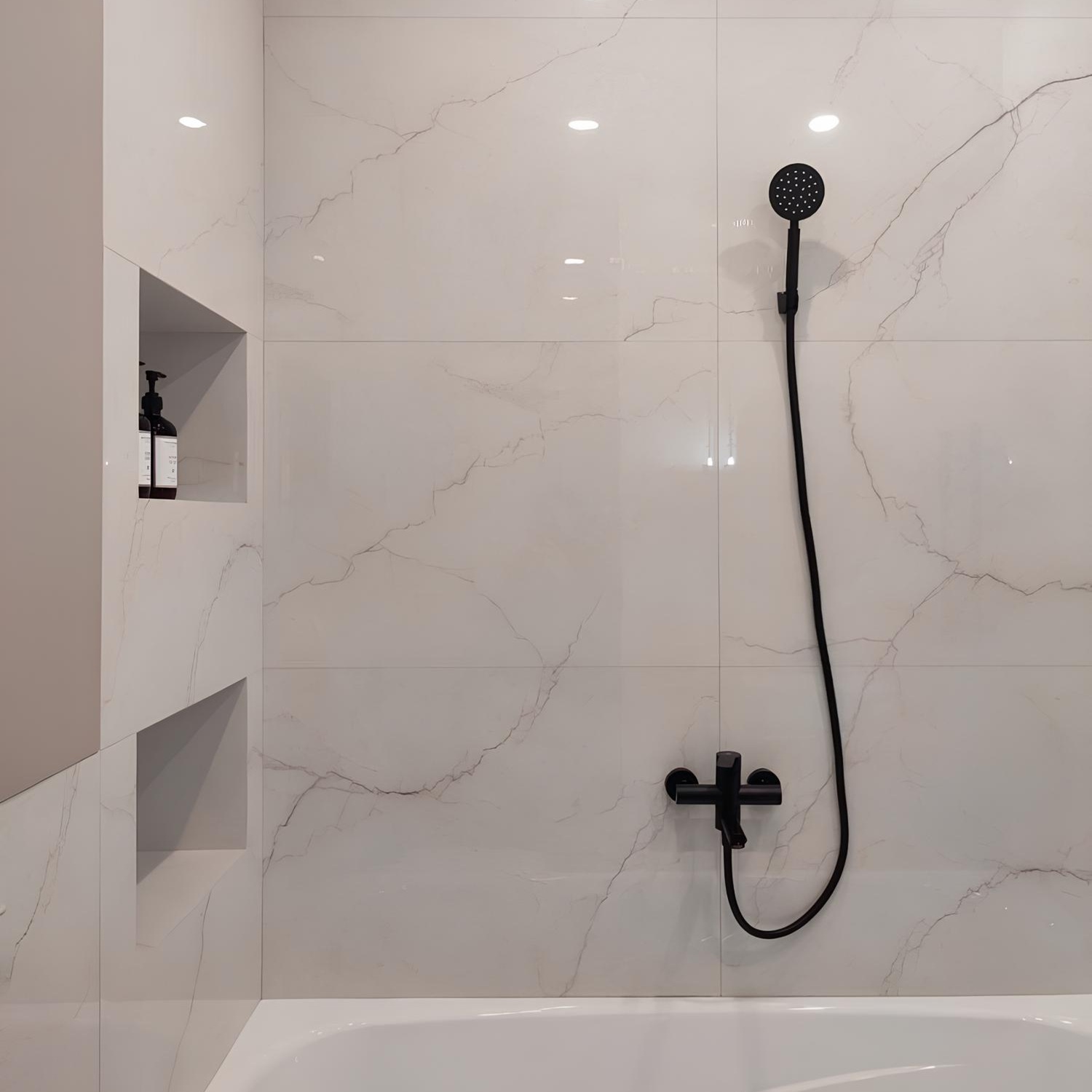 Керамогранит Керамир Fleuri Bianco gloss 600х1200 мм 8 мм 1,44 м2