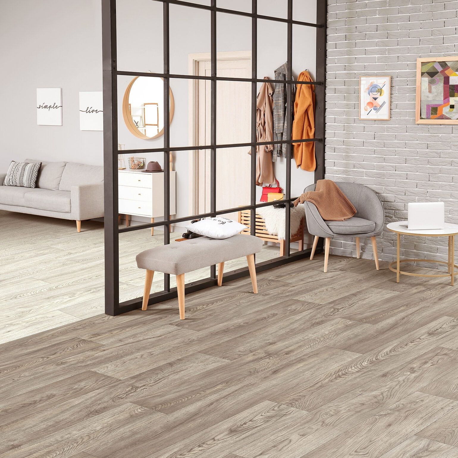 Линолеум IVC Fortex Lockwood 831 23/32 класс 3,5 м