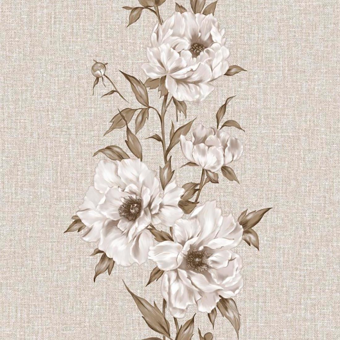 Обои бумажные Саратовские С14Ф Эльвира-Л 02 Ф766 0,53х10,05 м бежевый