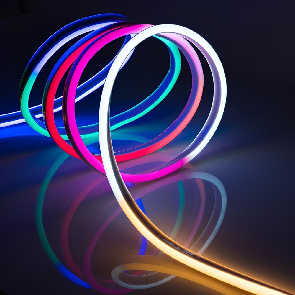 Лента светодиодная GENERAL LED Неон GLS-5050-72-9-12-NL-IP67-RGB многоцветная 8х18