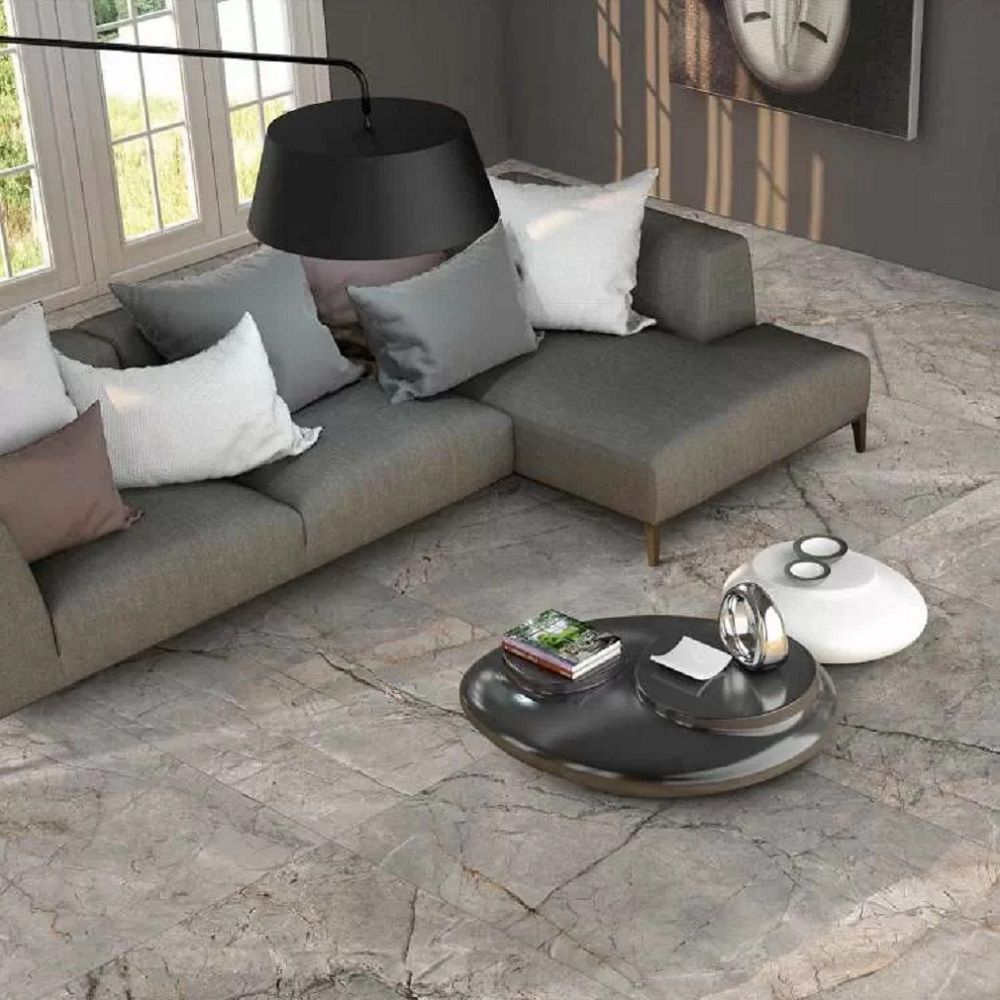 Керамогранит Global Tile Bizarre GT120604201MGR 60х120 см серый граниль1,44 м2