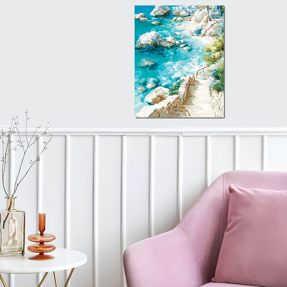 Картина-холст Шаги к морю 40х50 см kt45-15442