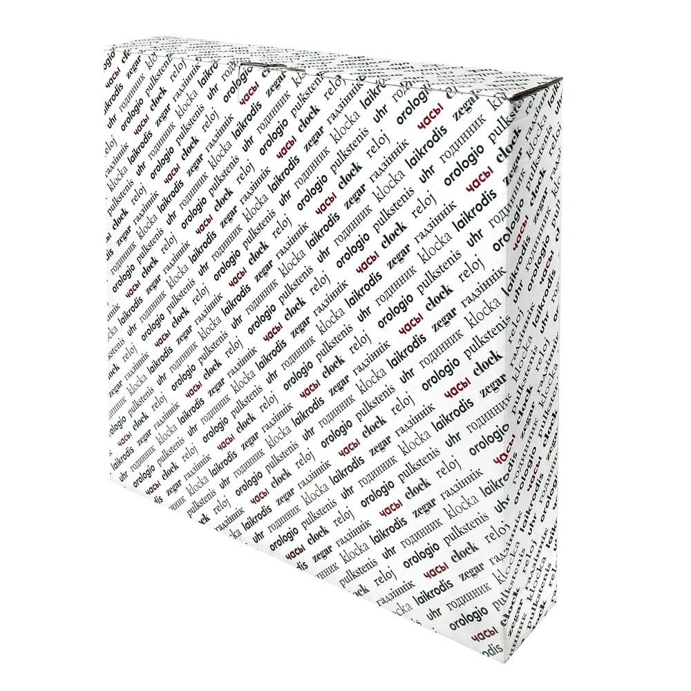 Часы настенные Тройка круг 30,5 см на светлом фоне Дерево 77777757