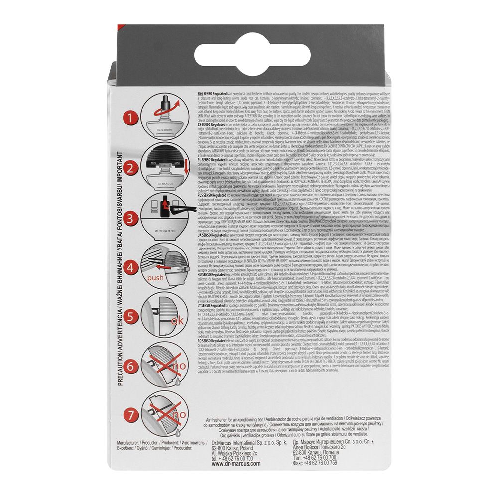 ОСВЕЖИТЕЛЬ воздуха "Dr.Marcus" SENSO