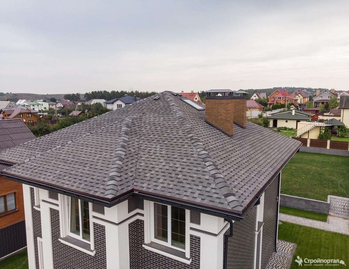 Черепица многослойная Технониколь Shinglas Ранчо серая 2 м2