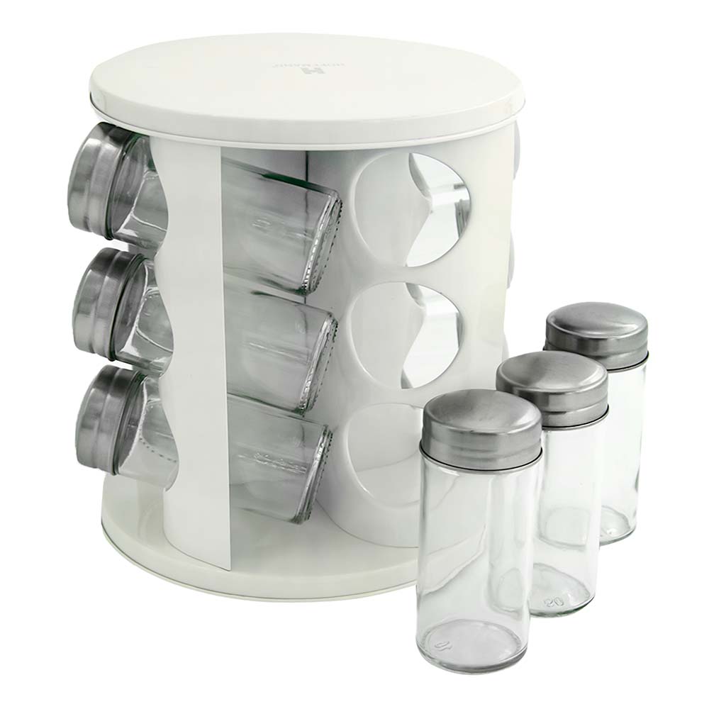 Набор для специй 13 предметов на подставке бежевый 1228