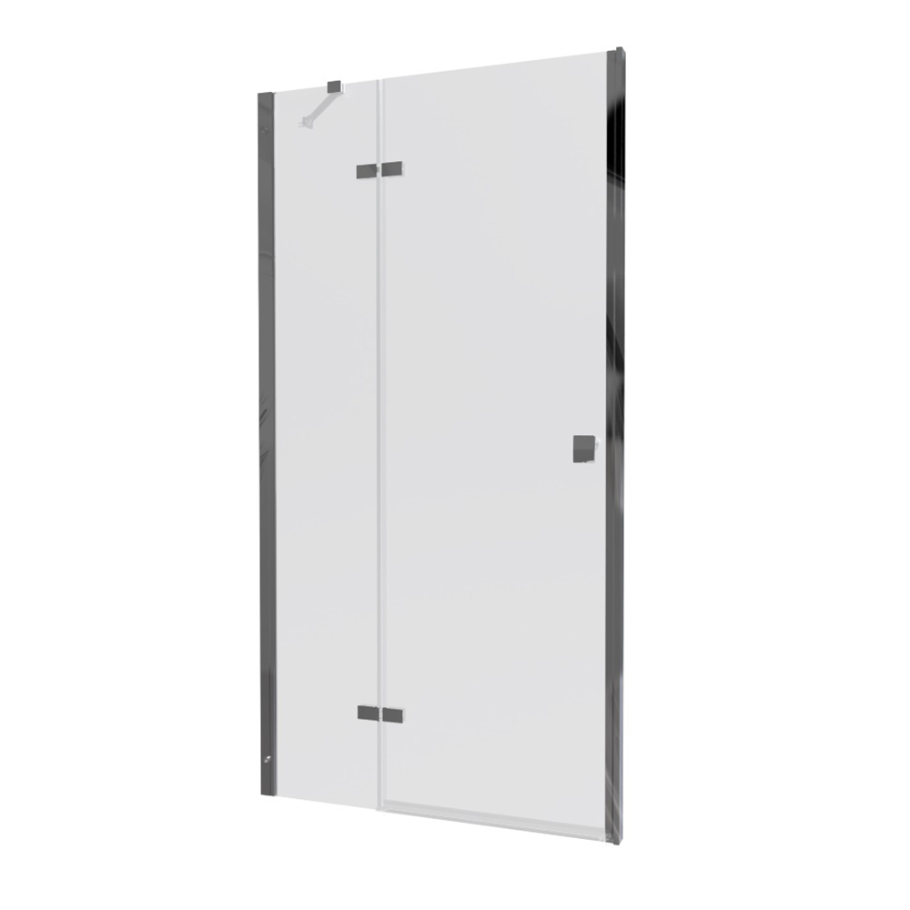 Дверь душевая Triton Бруно 990x1900 мм стекло прозрачное, профиль хром