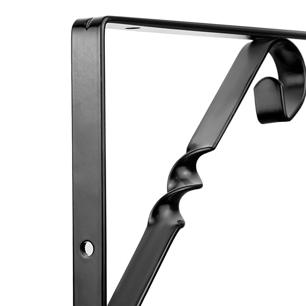 Кронштейн ОРНАМЕНТАЛ 200мм х 200мм черный